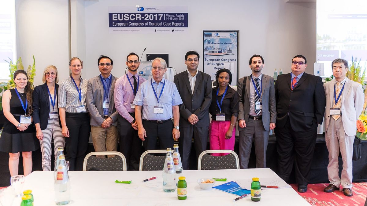 Audience attending a scientific session